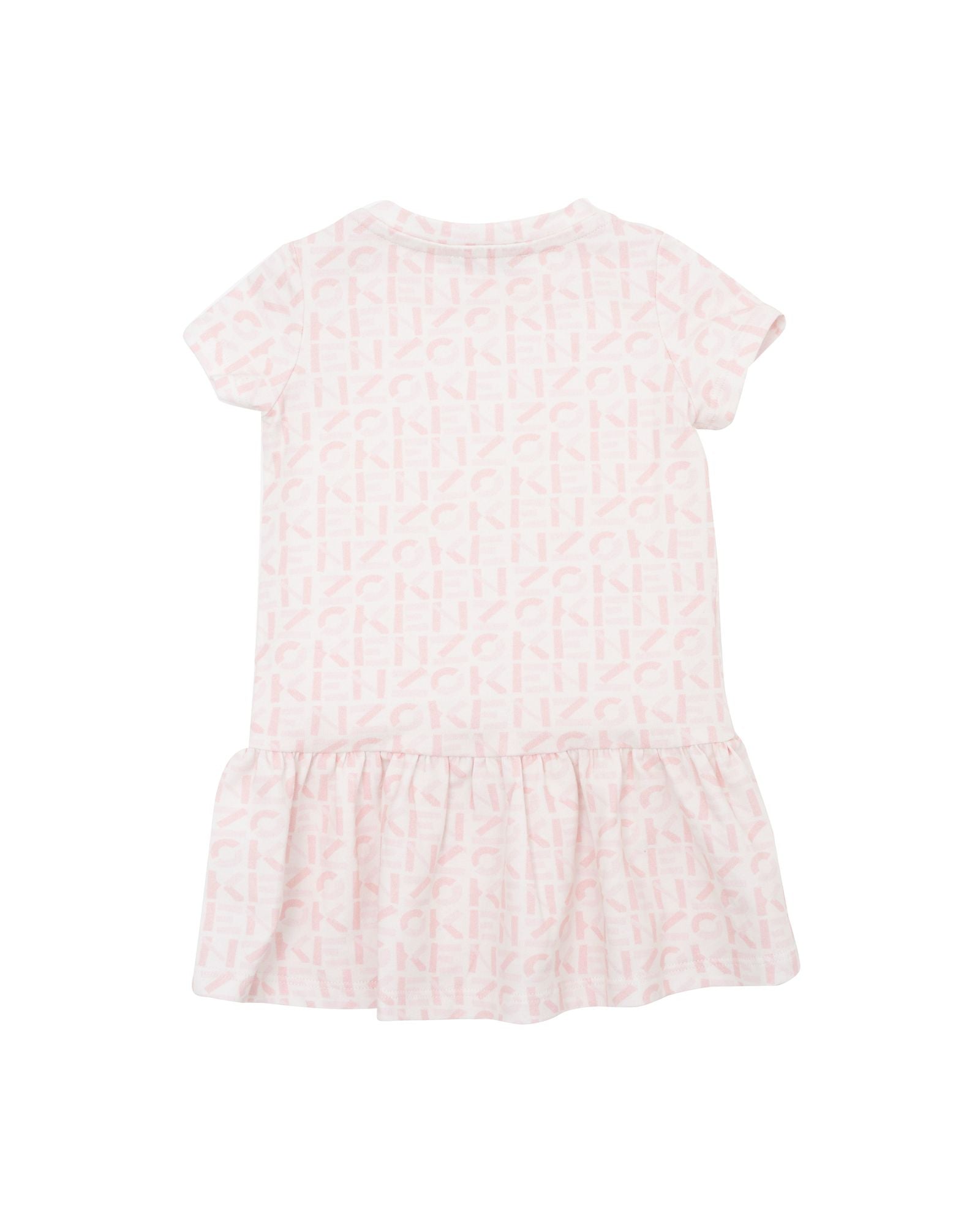 robe à imprimé monogramme - Naturel