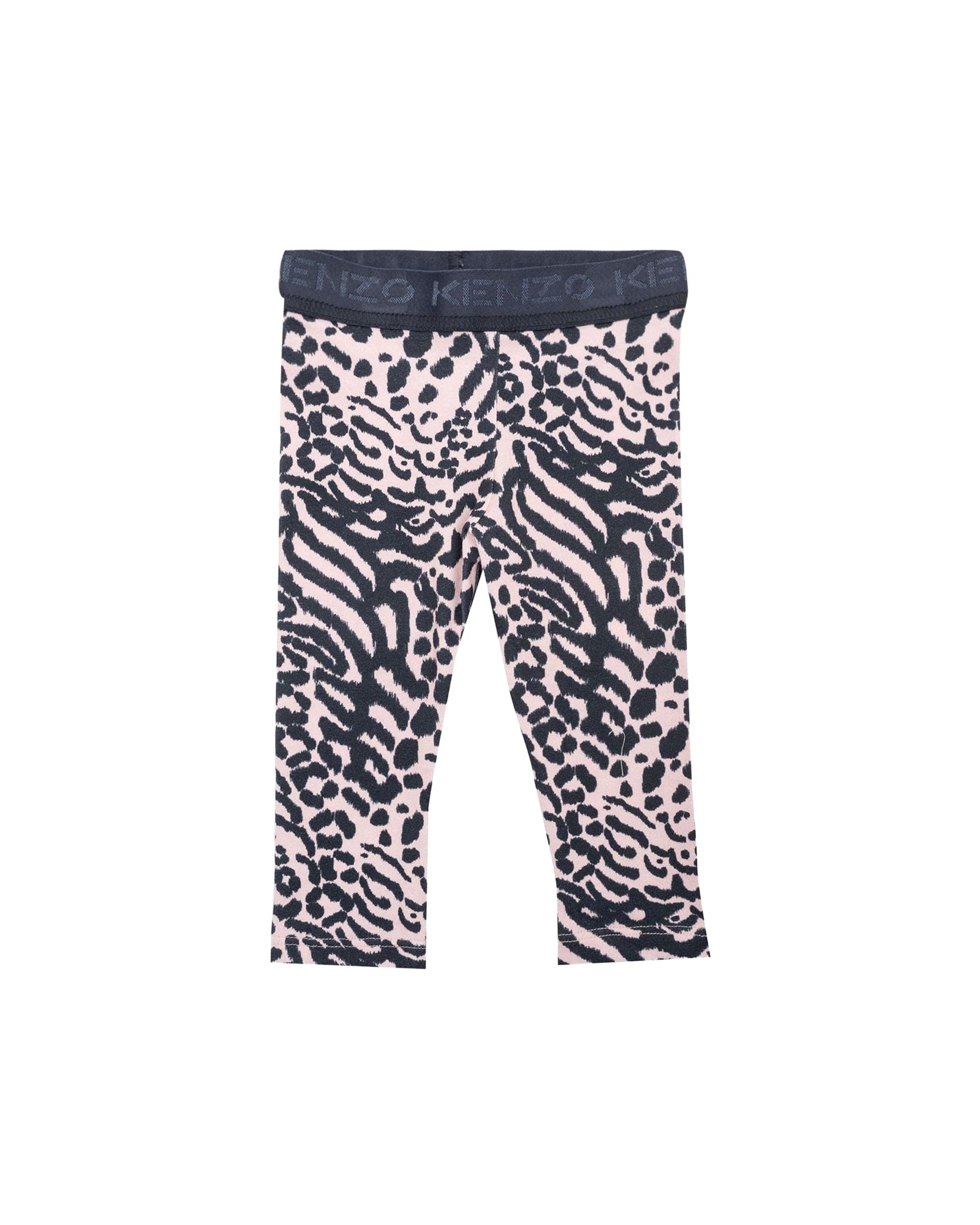 Legging à imprimé animal en coton - Rose Petale