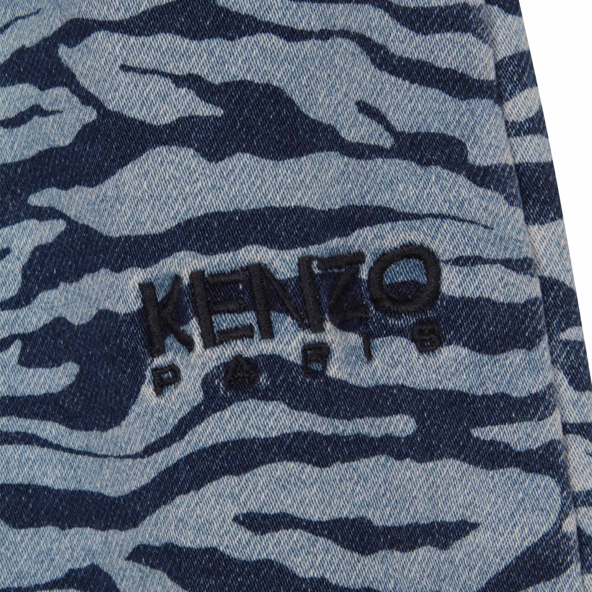 Pantalon de jogging aspect denim - Slate blue