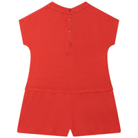 Elephant cotton jumpsuit - Pepper