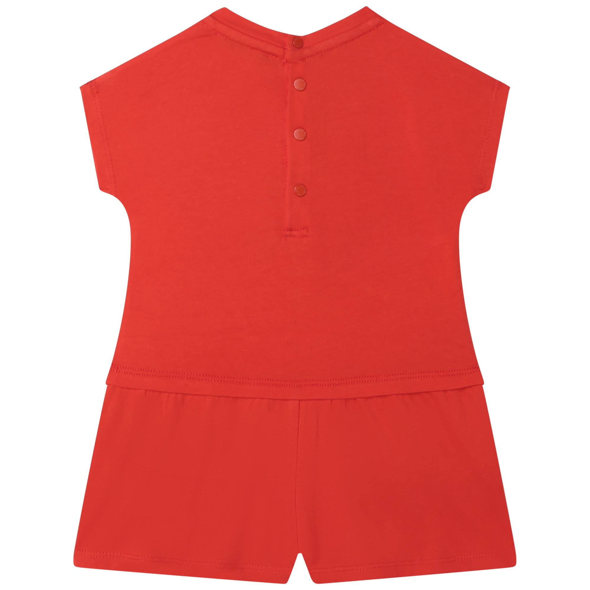 Elephant cotton jumpsuit - Pepper
