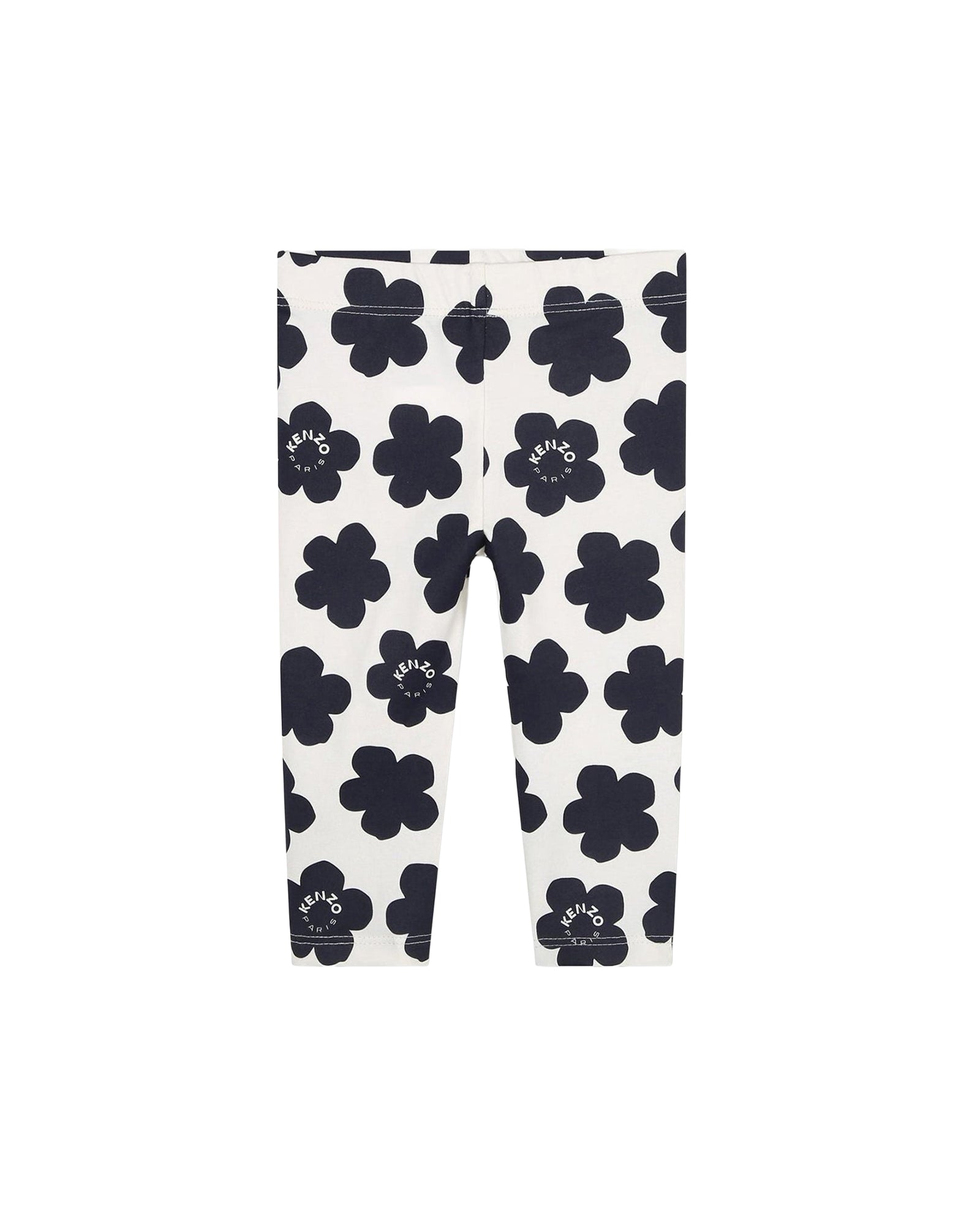 Pantalon legging en coton - Ivoire