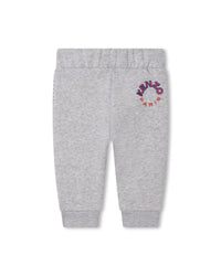 Pantalon de survêtement en coton - Gris Chiné