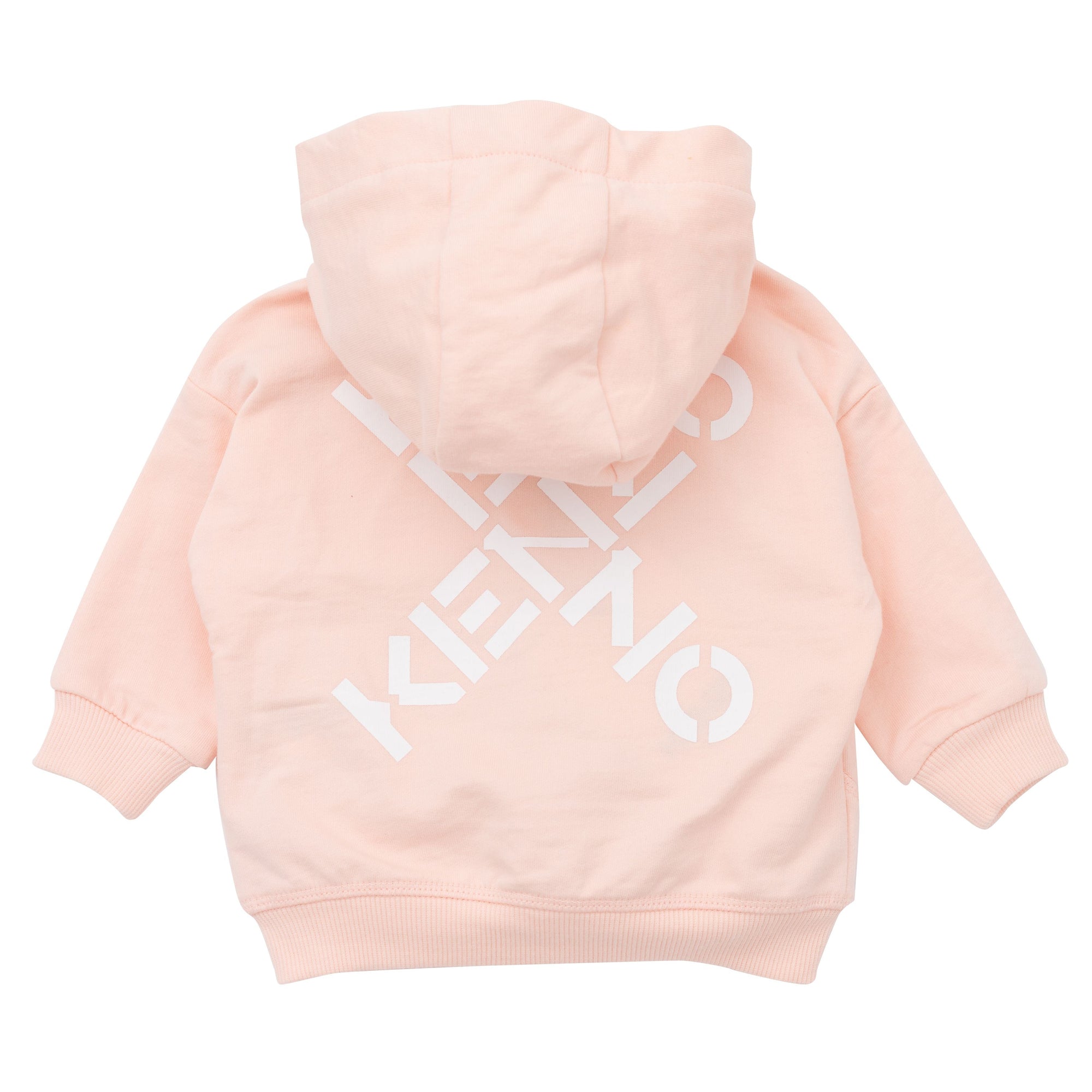 Veste à capuche zippée en molleton léger - Rose Petale