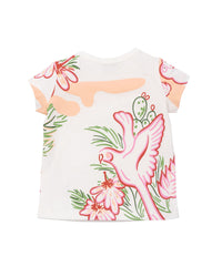 T-shirt à ouverture pressionnée - Naturel