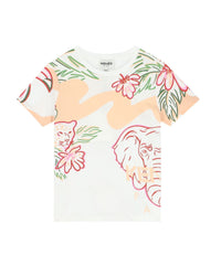 T-shirt à ouverture pressionnée - Naturel