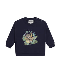 Sweatshirt avec broderie - Indigo Blue