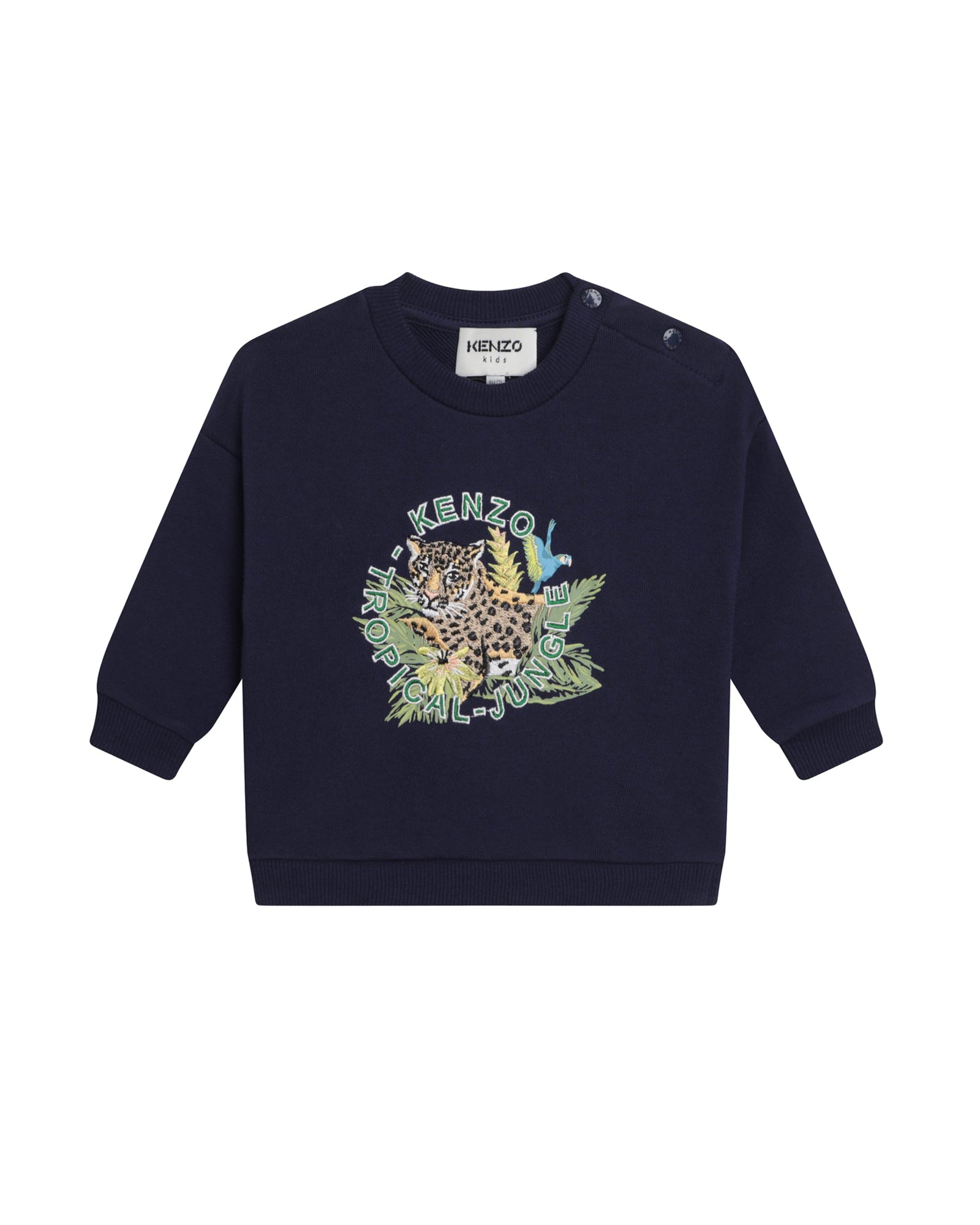 Sweatshirt avec broderie - Indigo Blue