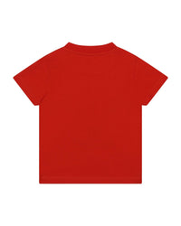 T-shirt à manches courtes imprimé Girafe en coton - Poivron
