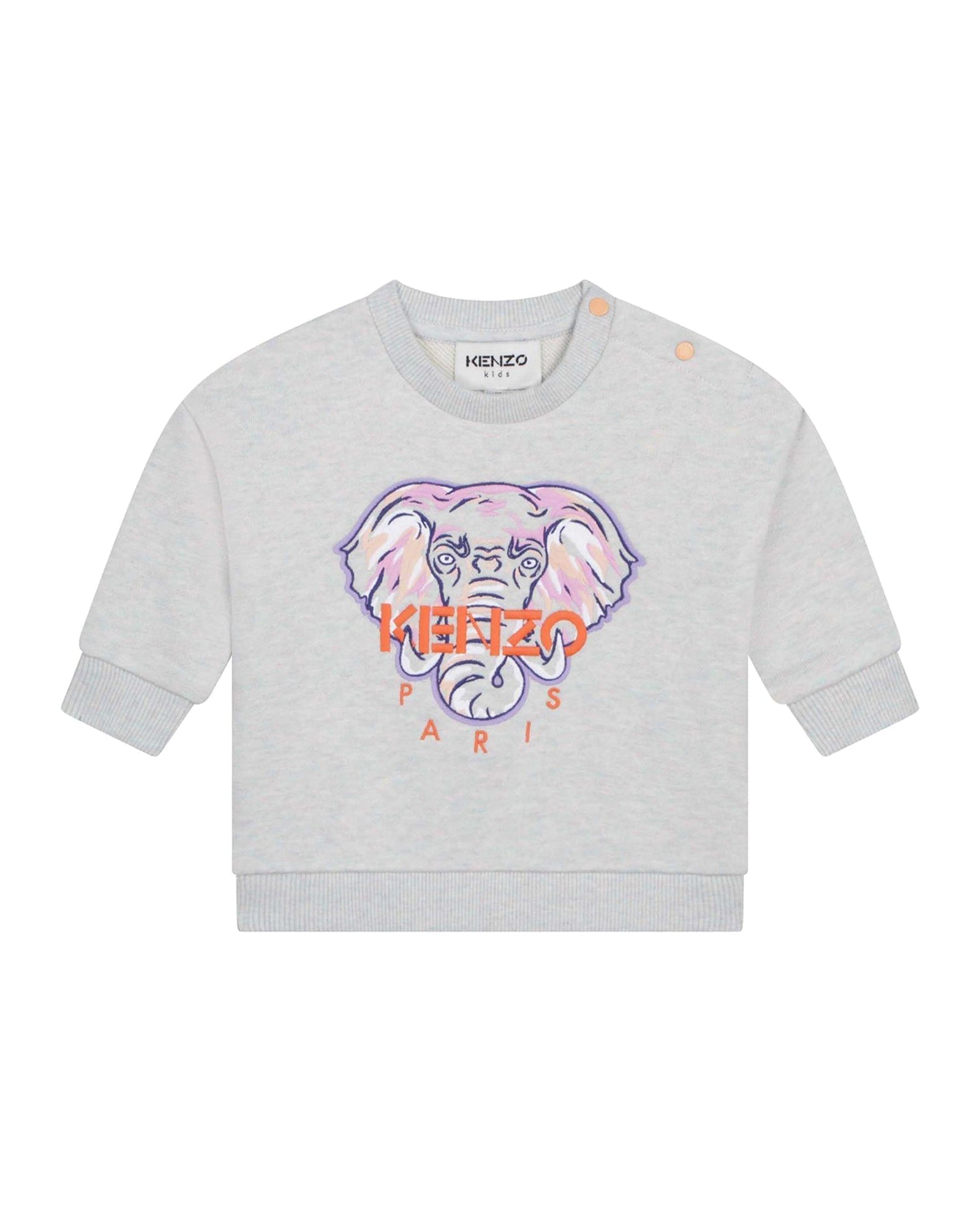 Sweatshirt manches longue en molleton - Glacier