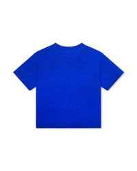 Cotton short-sleeved T-shirt - Wave Blue