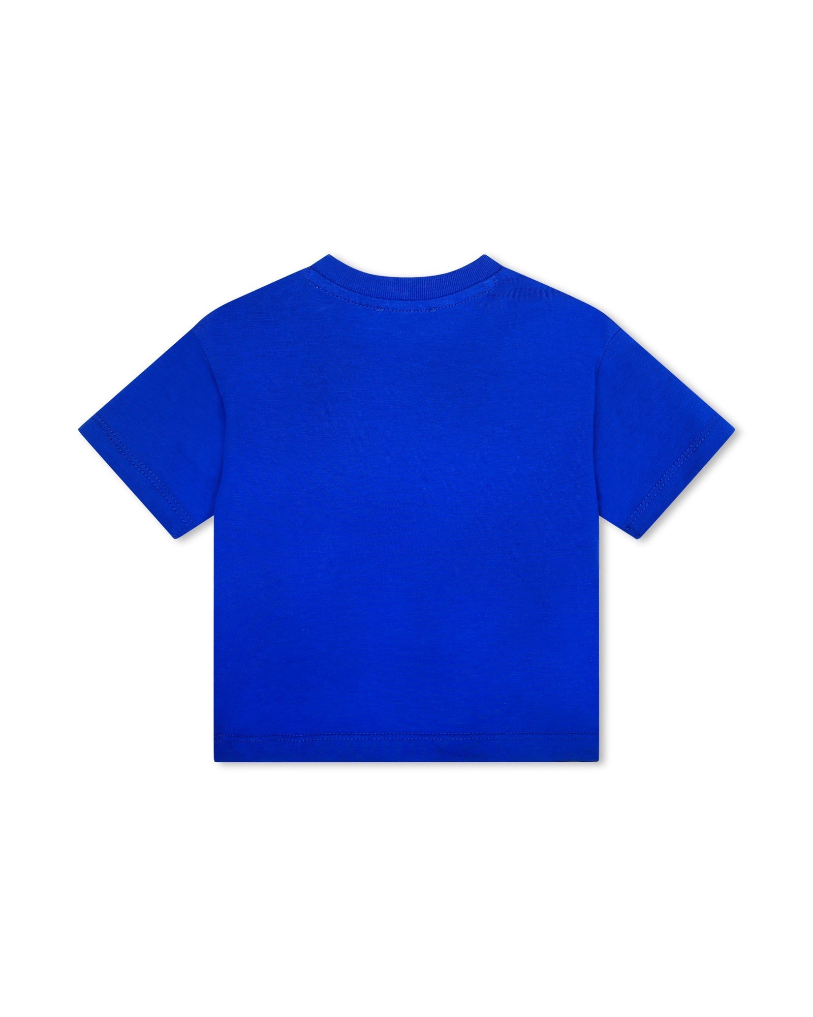 Cotton short-sleeved T-shirt - Wave Blue