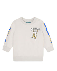Sweatshirt en coton - Ciment