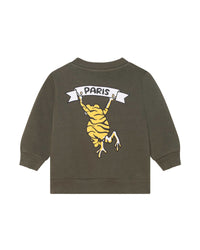 Sweatshirt en coton - Vert Army