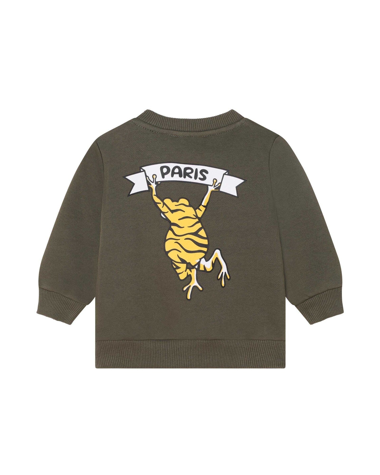 Sweatshirt en coton - Vert Army