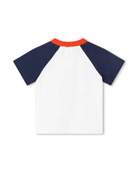 T-shirt à manches courtes en coton - Ivoire