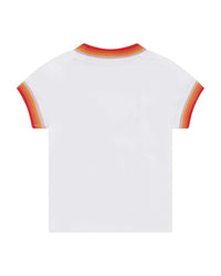 Ensemble t-shirt et short en coton - Blanc