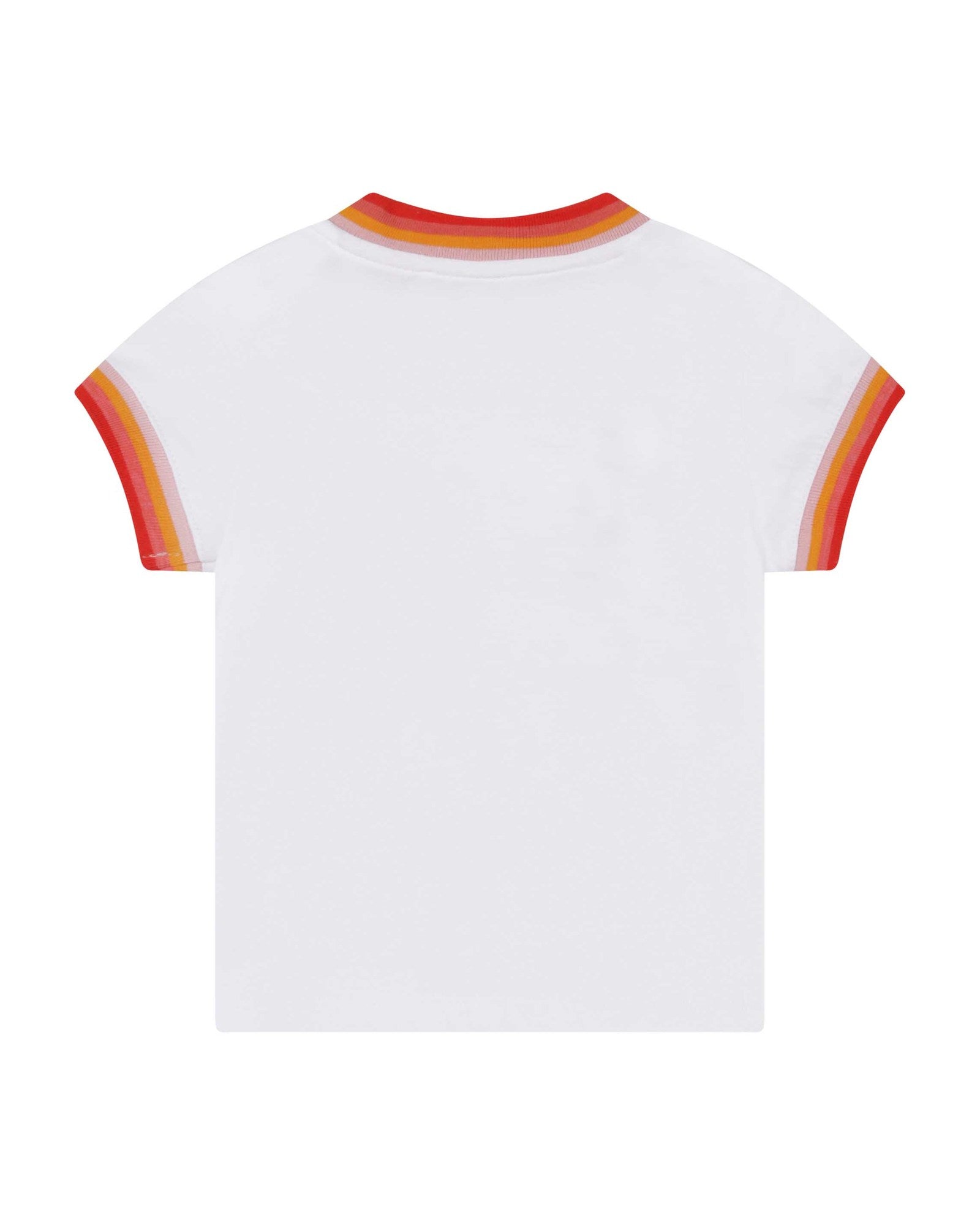 Ensemble t-shirt et short en coton - Blanc
