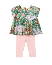 Sweatshirt and sweatpants set - Dirty Pink