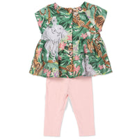 Ensemble sweatshirt et pantalon de jogging - Dirty pink