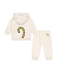 Cotton sweatshirt and sweatpants set - Wicker