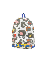 Sac à dos imprimé léopard - Ciment