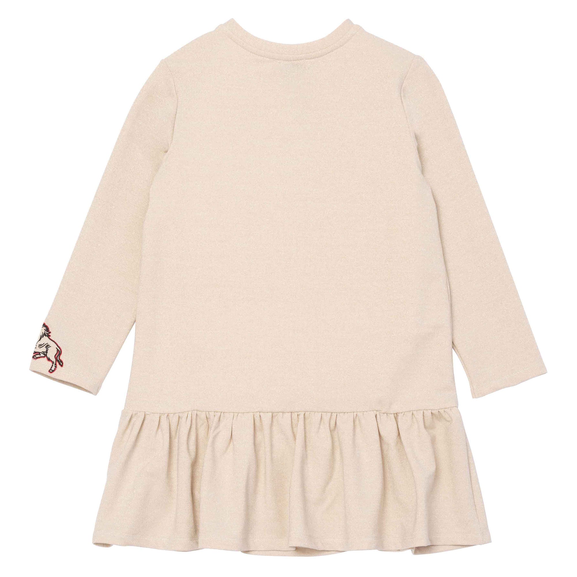 Fleece dress - Gold yellow