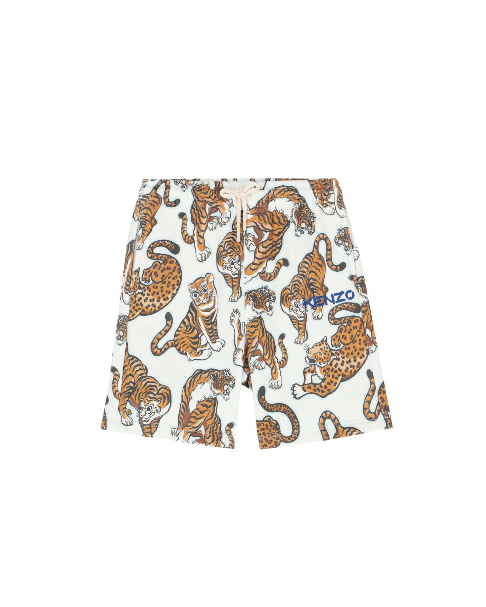 Short Pop Tiger en molleton - Naturel