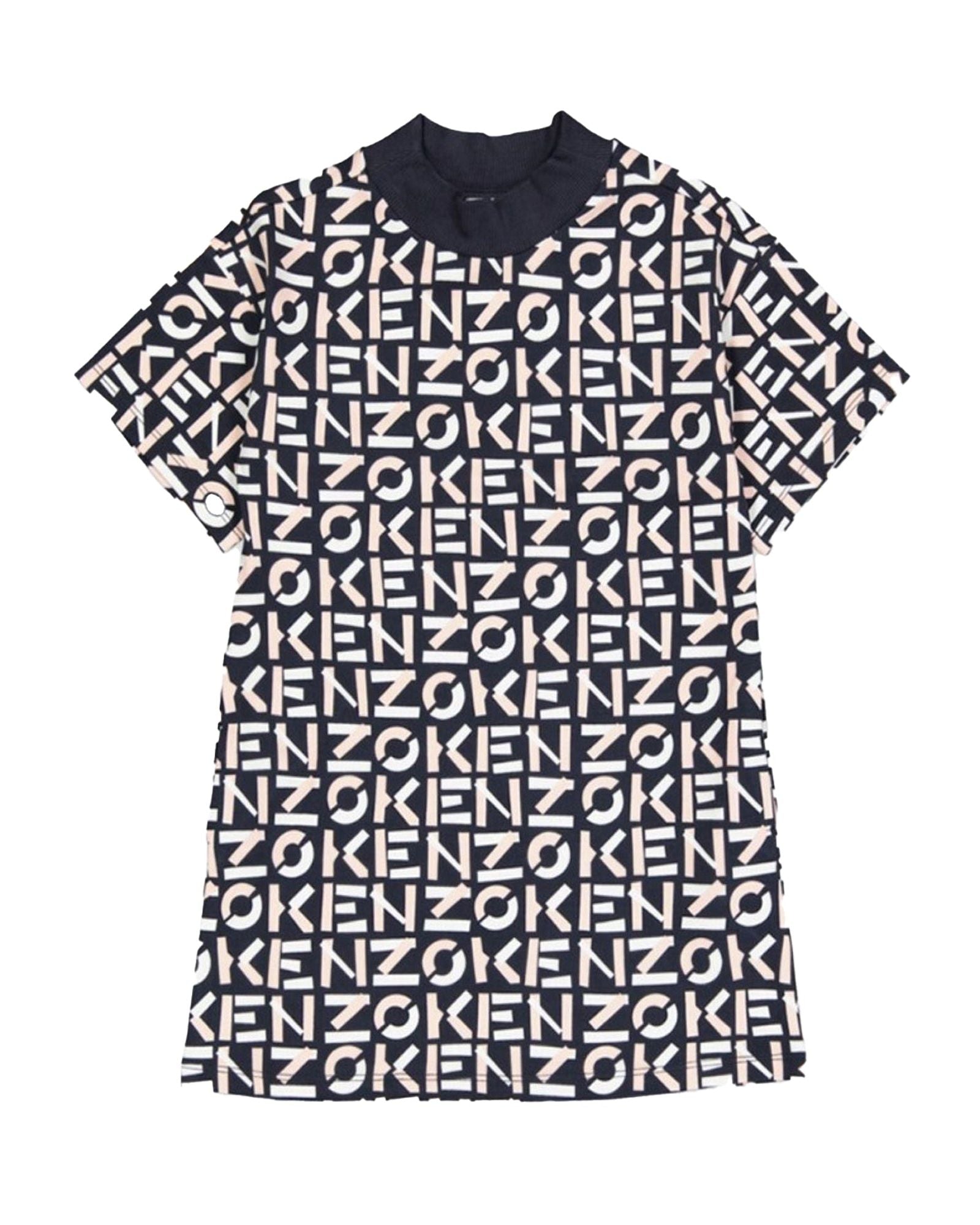 Robe en imprimé monogramme - Plomb