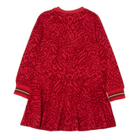 Robe à imprimé animalier - Vermillon