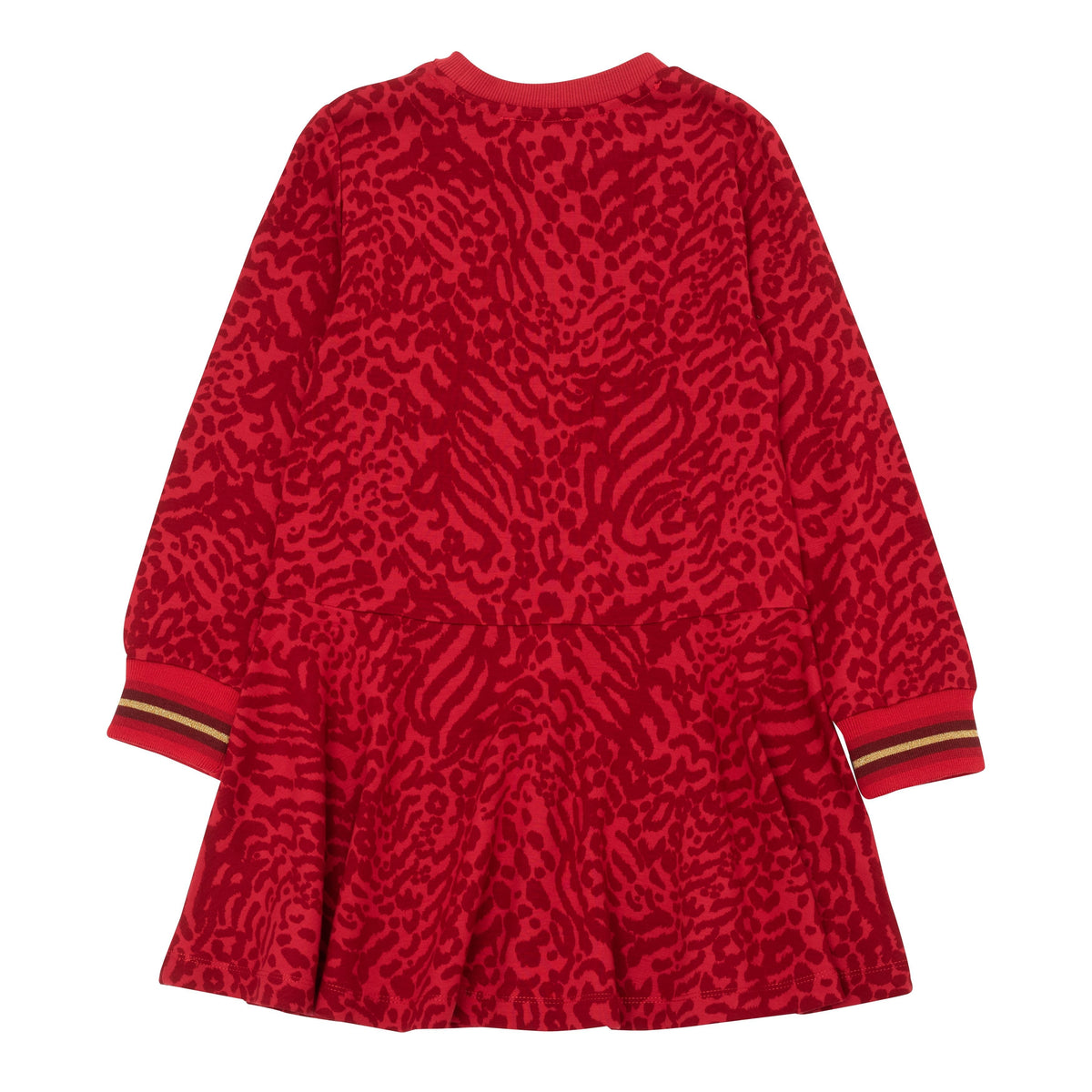 Robe à imprimé animalier - Vermillon