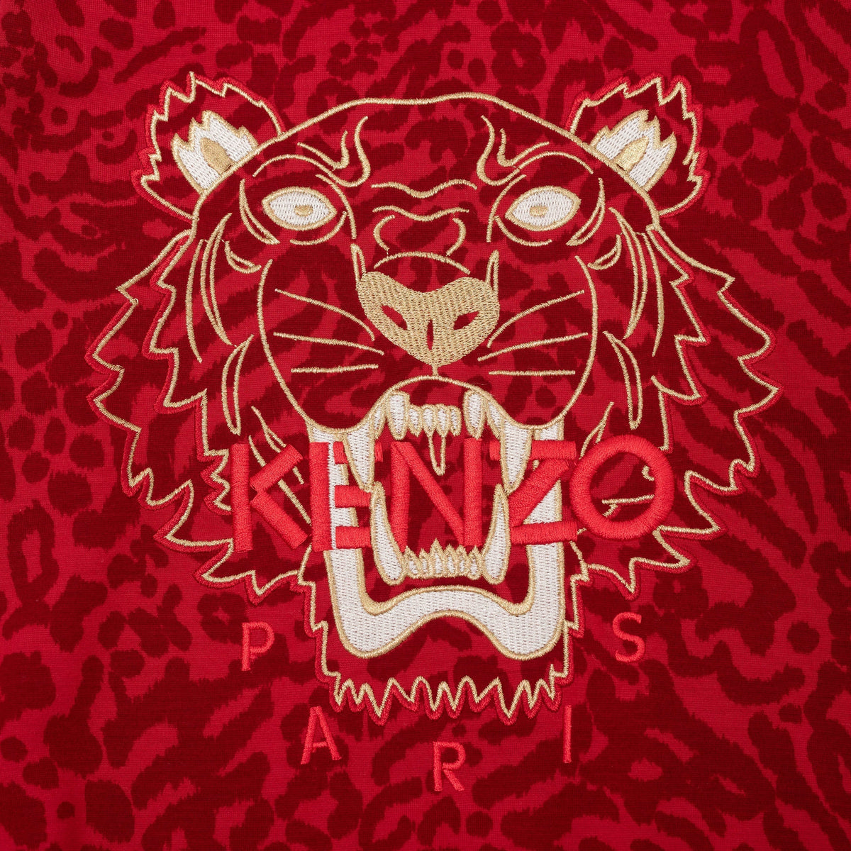 Robe à imprimé animalier - Vermillon