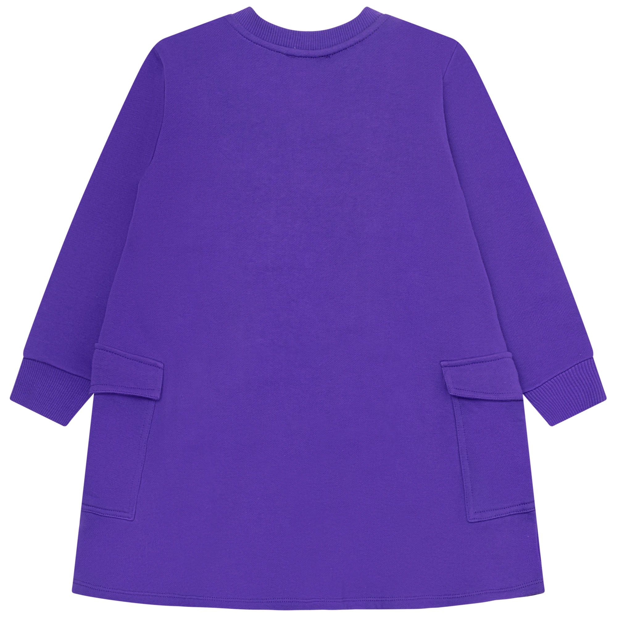 2-pocket fleece dress - Royal Purple