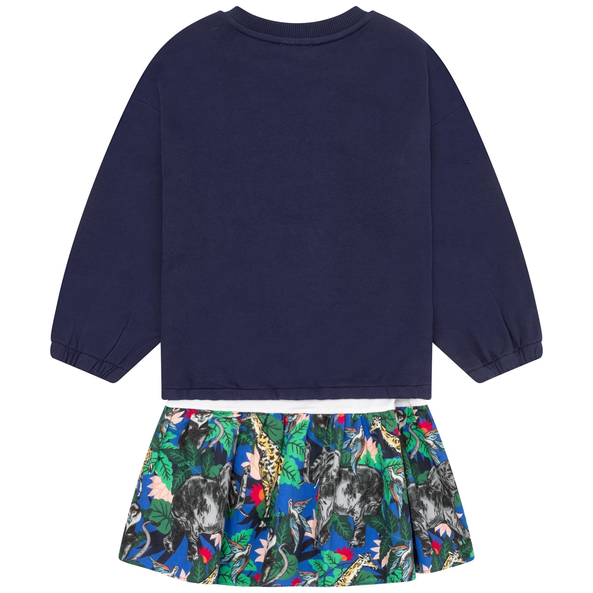 Robe sweat Jungle en coton - Nocturne