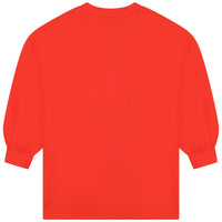 Robe manches longues en molleton - Poivron