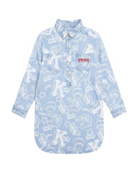 Robe denim en coton - Bleach Pouss