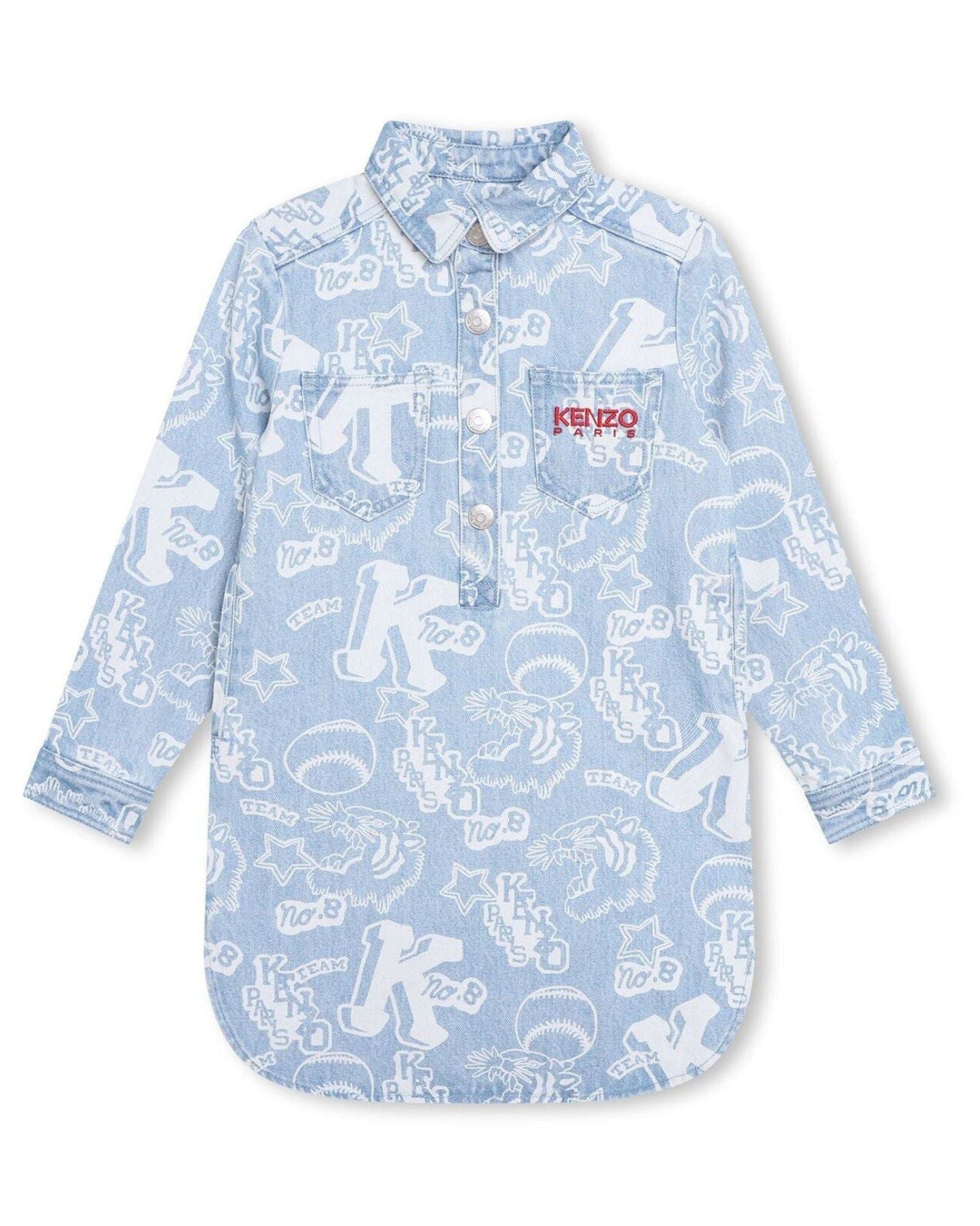 Robe imprimée en denim - Bleach