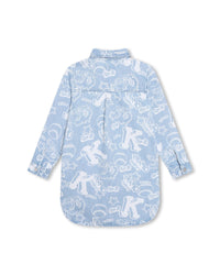 Robe denim en coton - Bleach Pouss