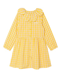 Robe en coton - Jaune Citrine