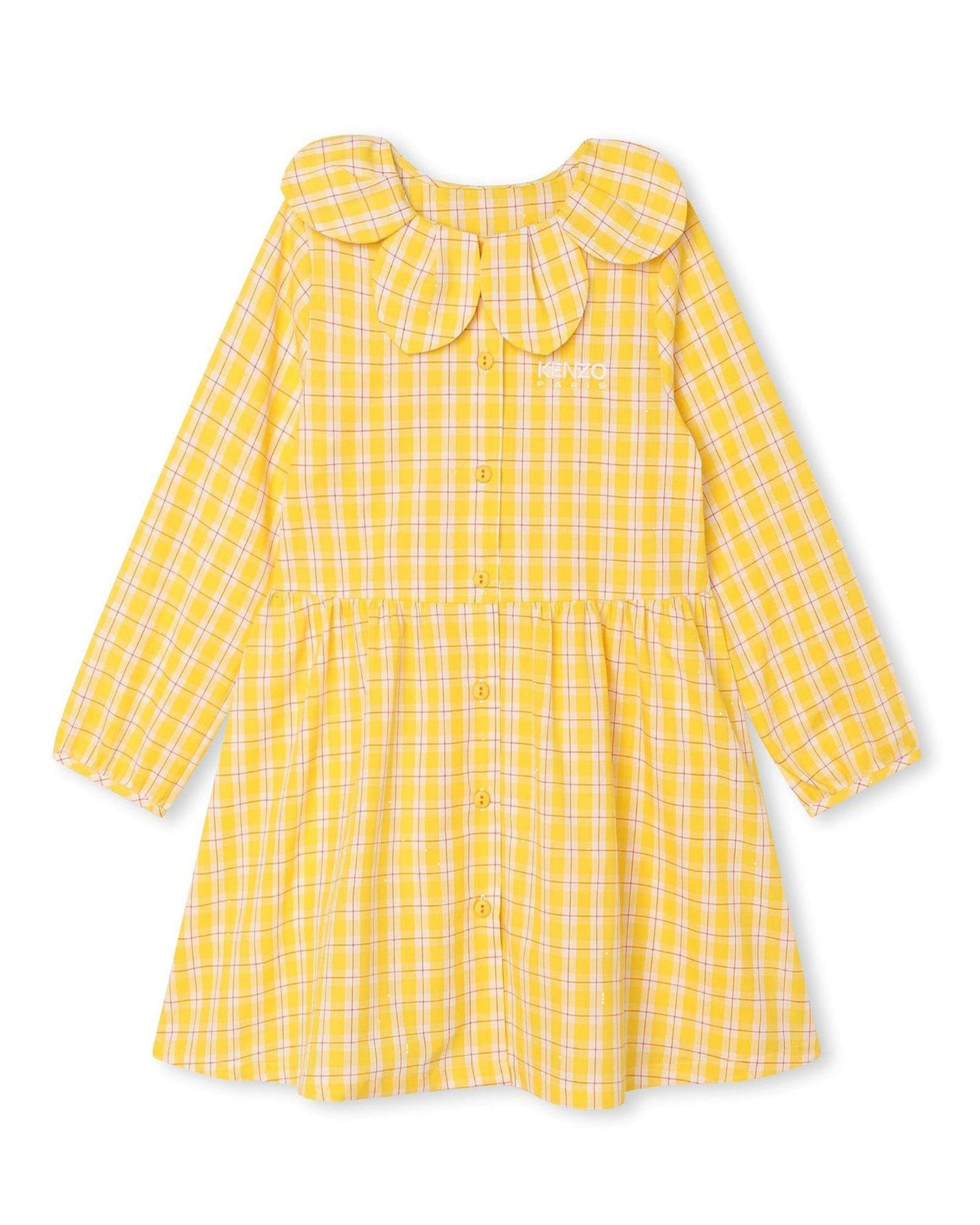 Robe en coton - Jaune citrine