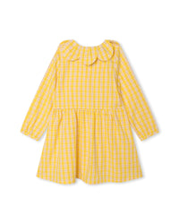 Robe en coton - Jaune citrine