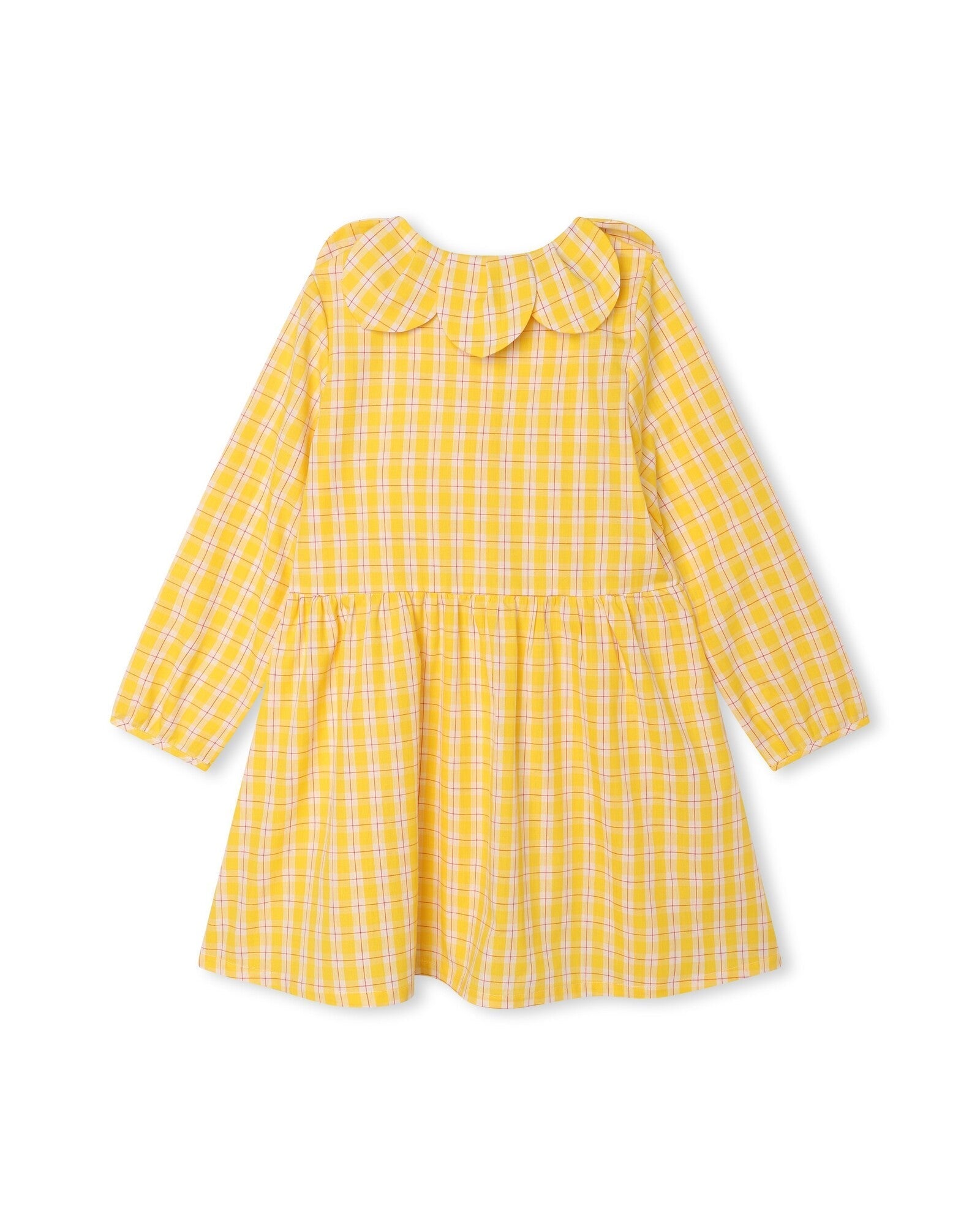 Robe en coton - Jaune citrine