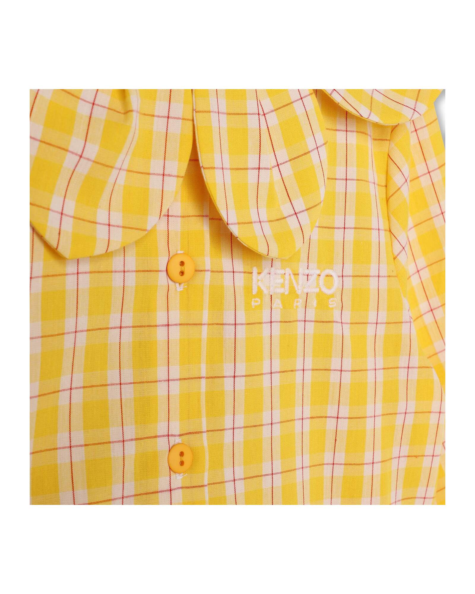 Robe en coton - Jaune citrine