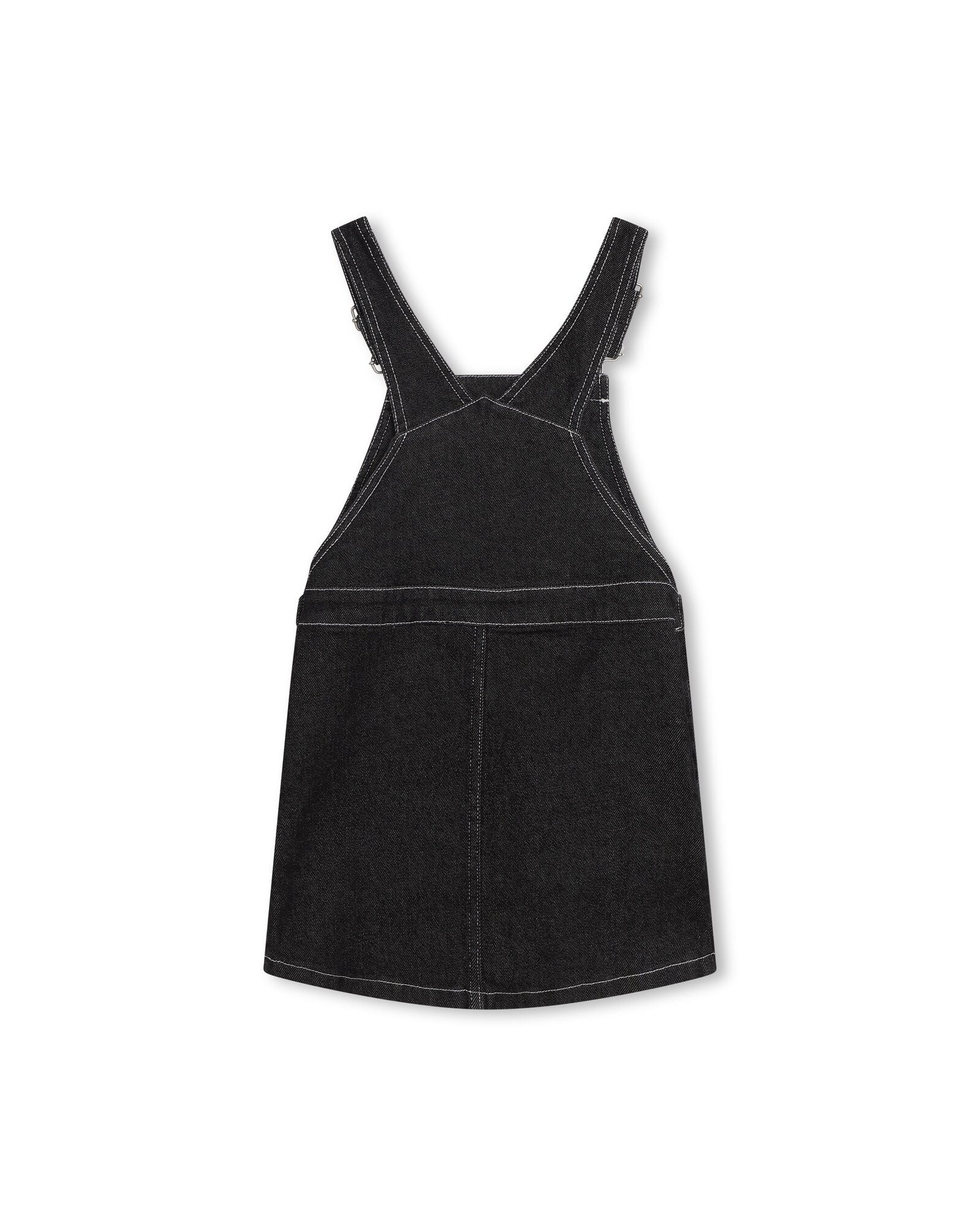 Robe denim en coton - Denim black