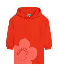Robe à capuche en coton - Chile Red