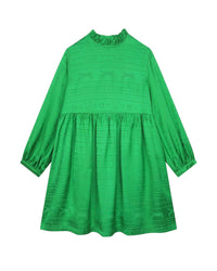 Robe motif jacquard allover - Acid Green