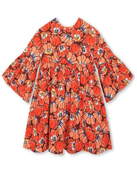 Robe avec logo brodé - Chile red