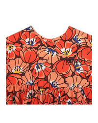 Robe avec logo brodé - Chile red