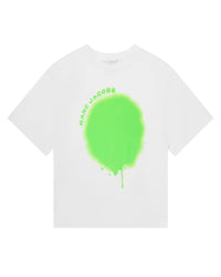 T-shirt avec illustration - Blanc Vert