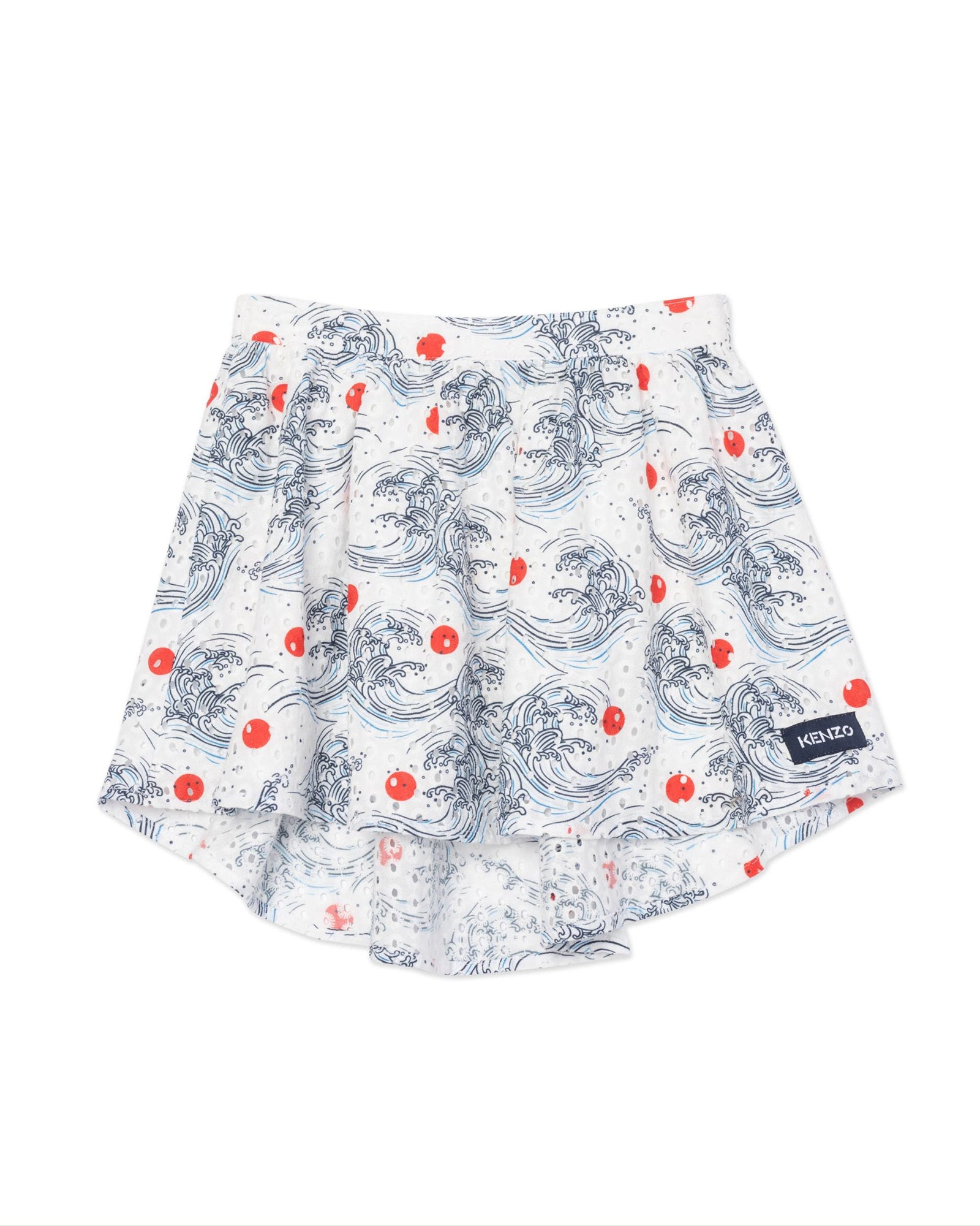 Jupe printanière avec broderies - Blanc Cassé
